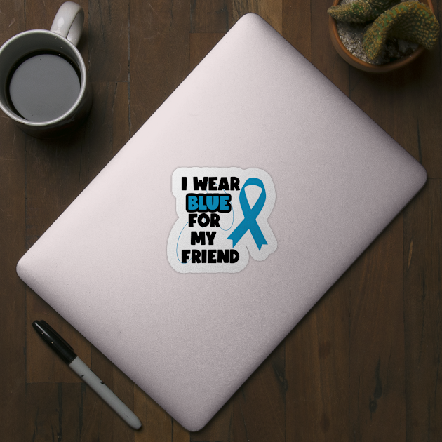 I Wear Blue For Diabetes Awareness by Quardilakoa